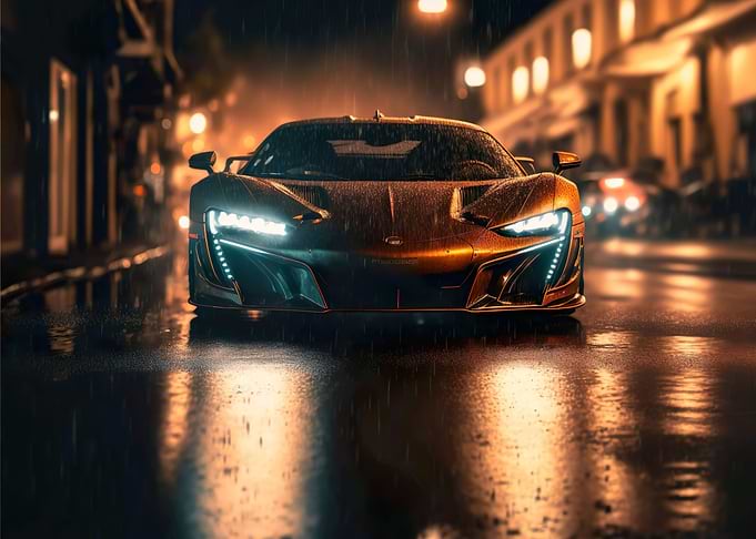 Futuristic Aston Martin