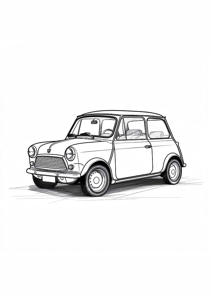 Minimalist Car Vintage
