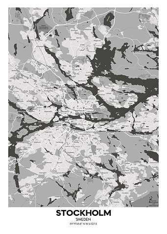 Stockholm Sweden streetmap