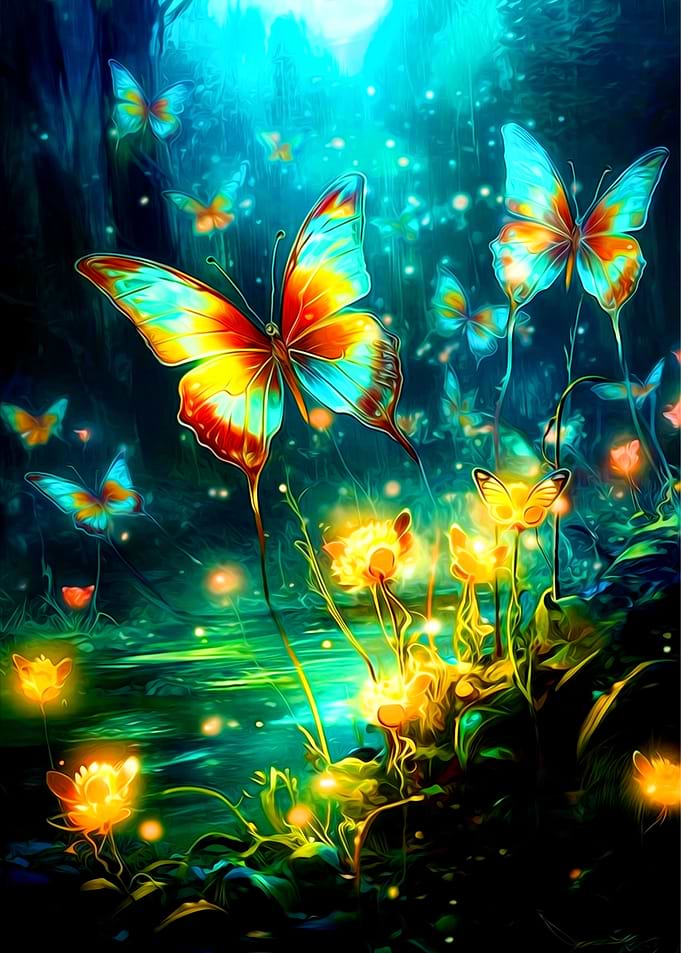 Neon Butterfly