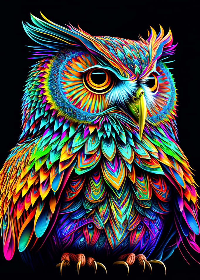 Colorful Owl