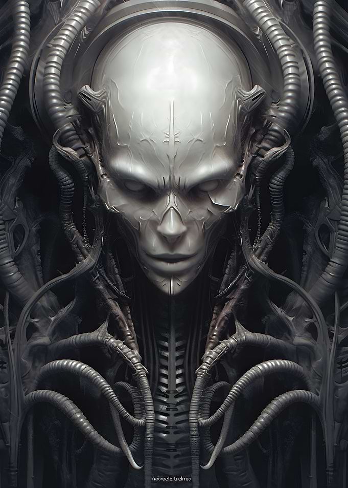 Alien Biomechanical Art