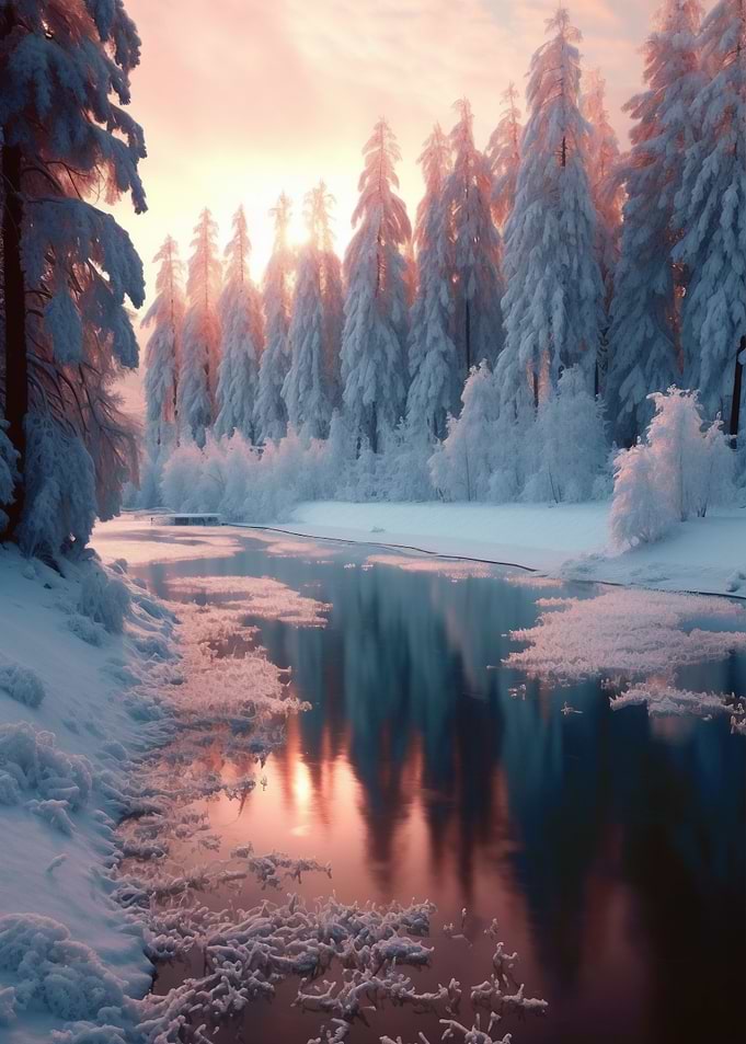 snow covered landscape