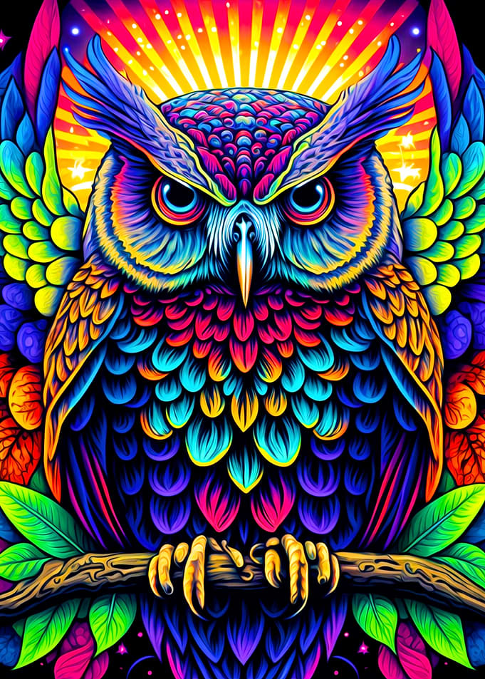 Colorful Owl