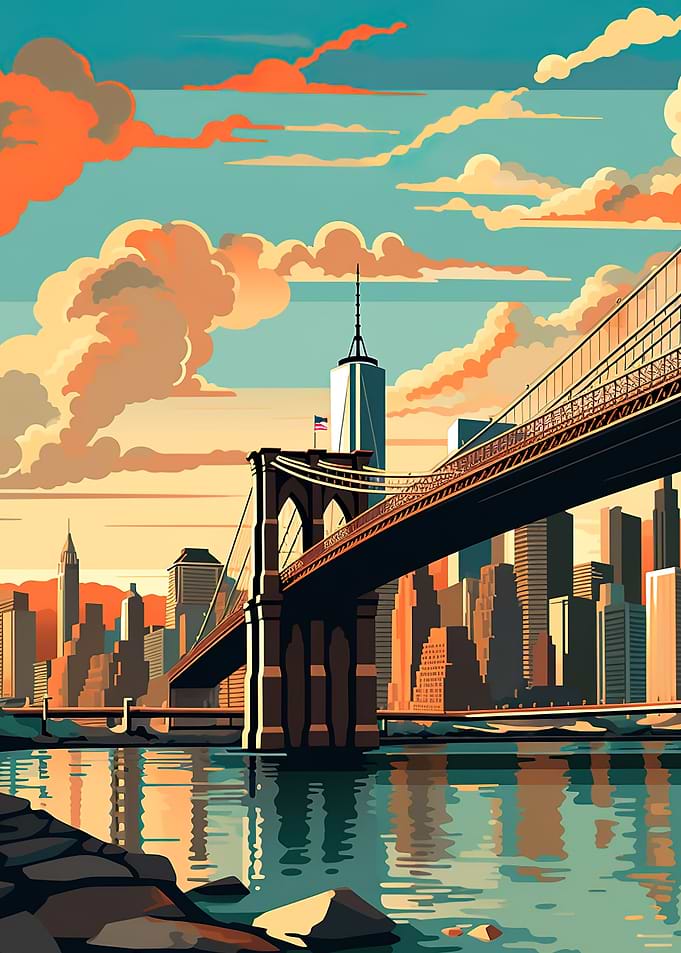Brooklyn Bridge Vintage