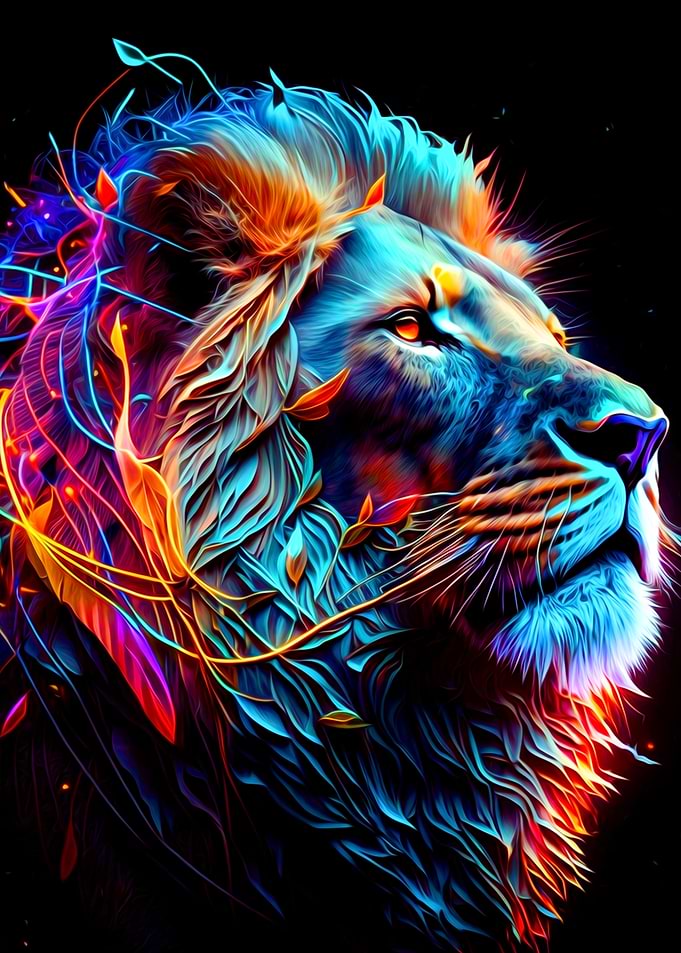 Neon Lion