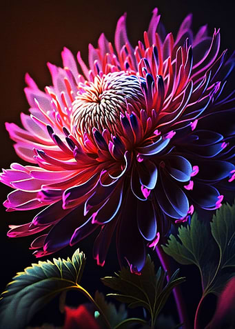Pink Flowers in nature