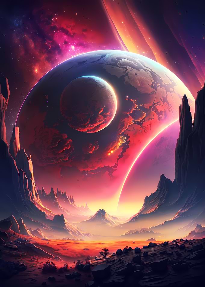 Brilliant Cosmos Sunset