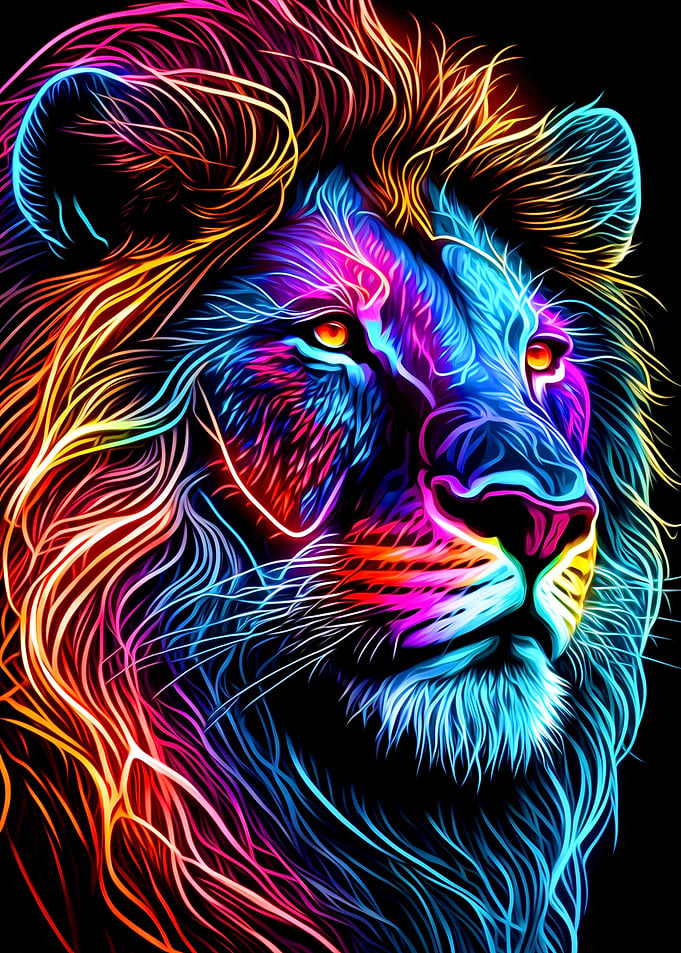 Neon Lion