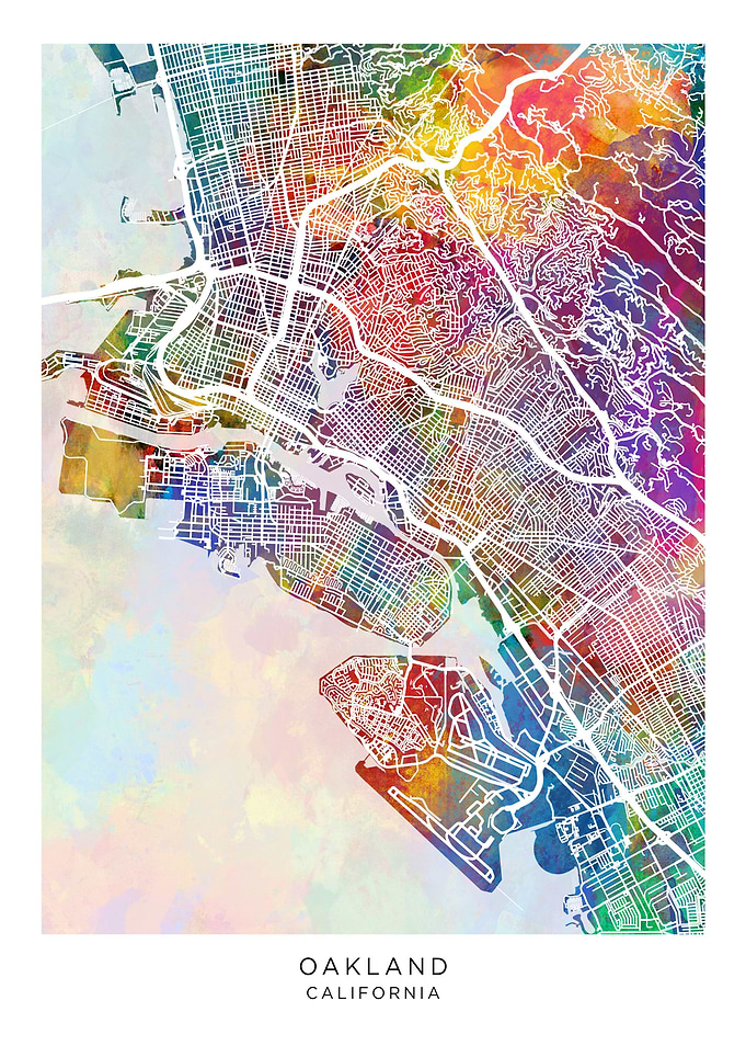 Oakland California Map
