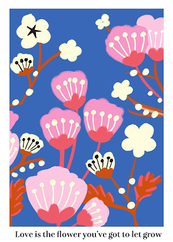 Blooms Flower Art Print