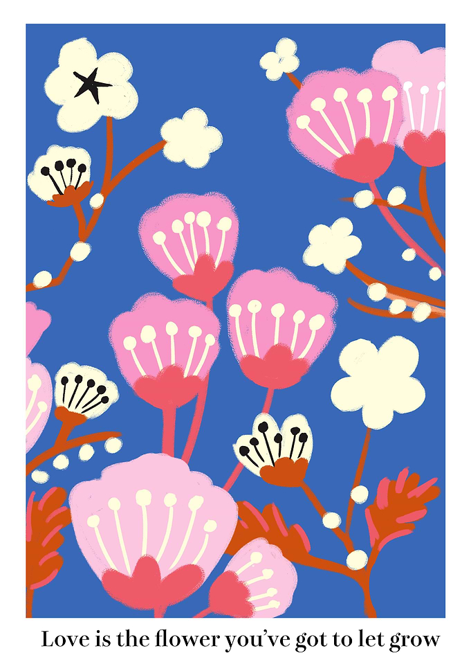Blooms Flower Art Print