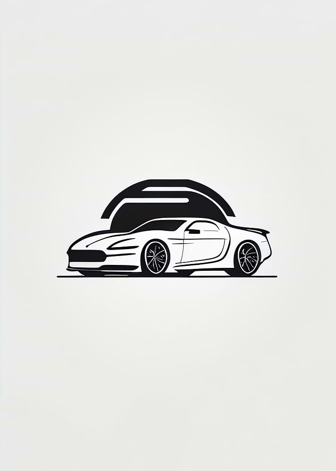 Minimalist Car Vintage