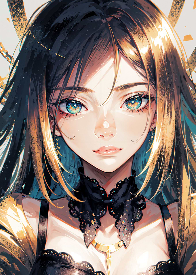 Golden haired beauty