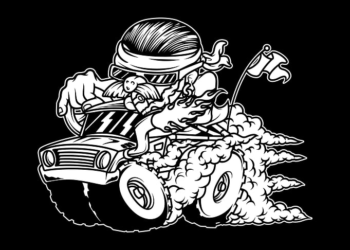 Bandit Racing BnW