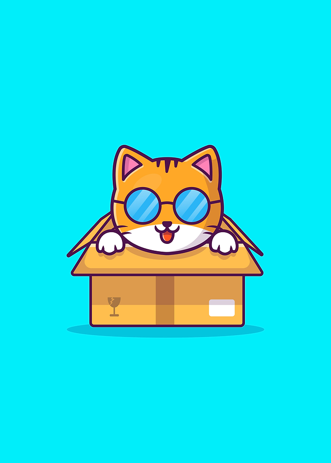 Cute Cat Playing Box