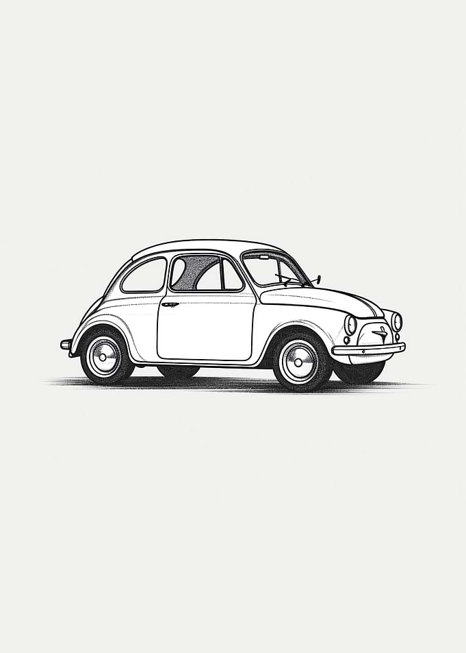 Minimalist Car Vintage