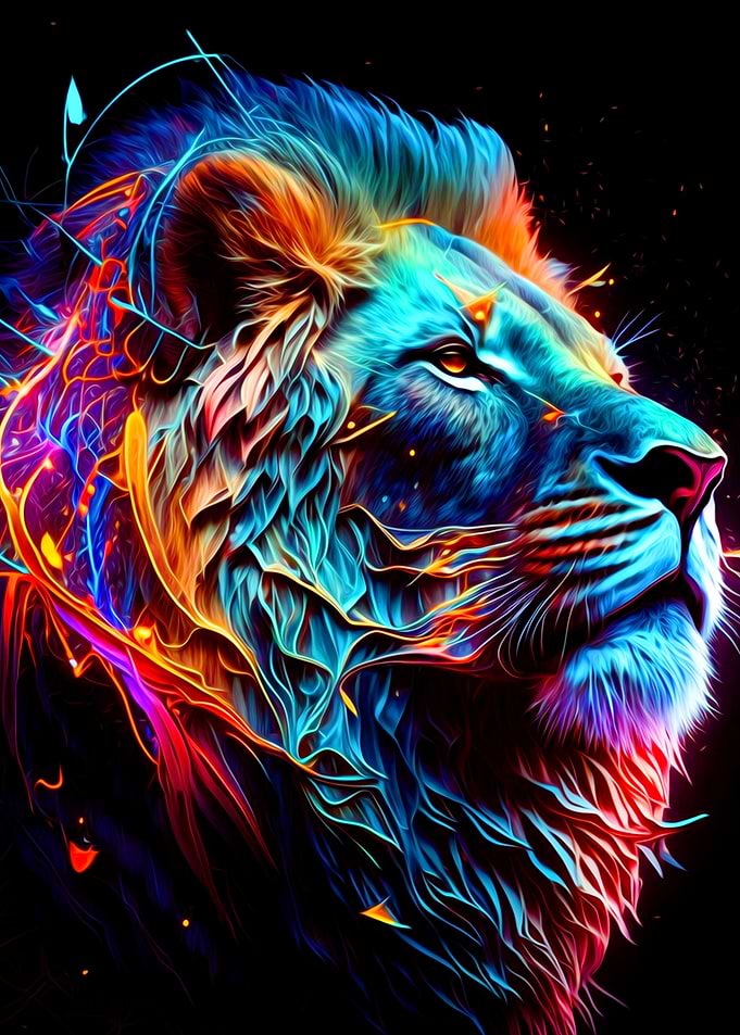 Neon Lion