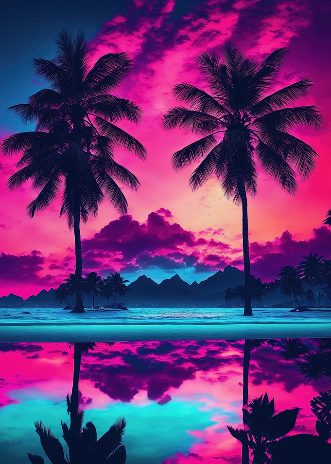 Paradise Beach Sunset