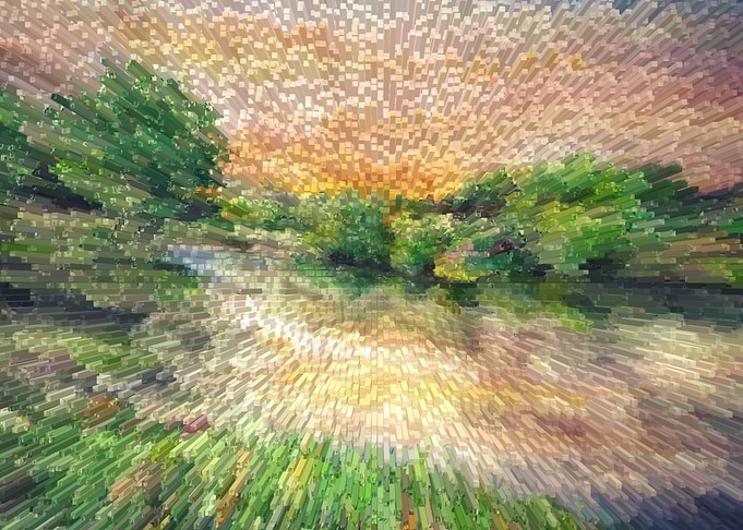 Summer riverside extrusion
