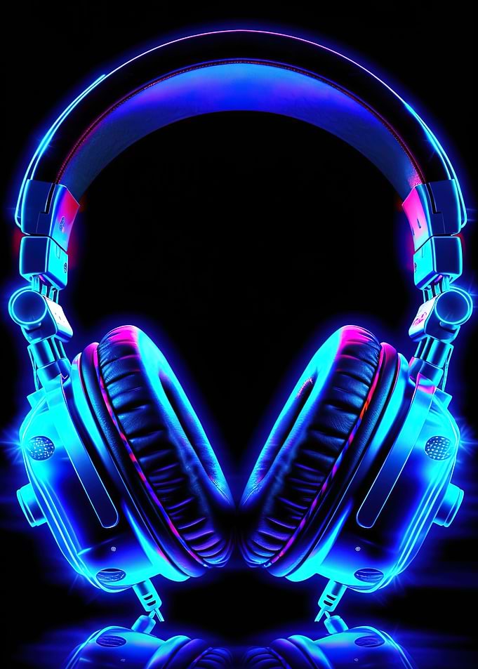 headphone neon