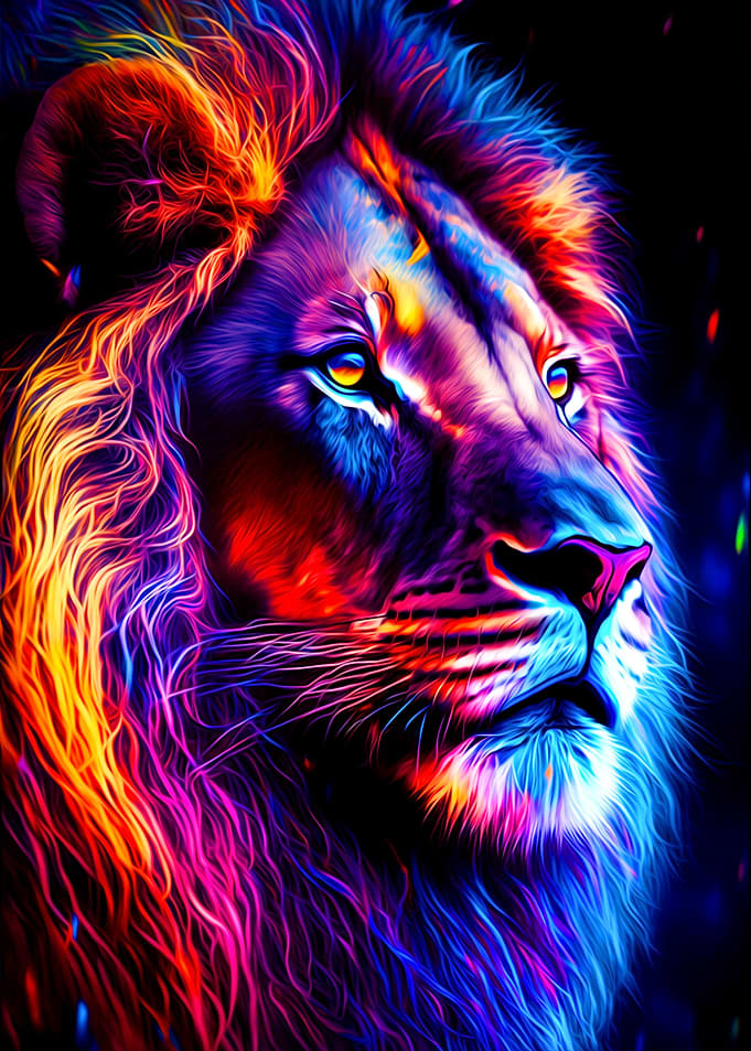 Neon Lion