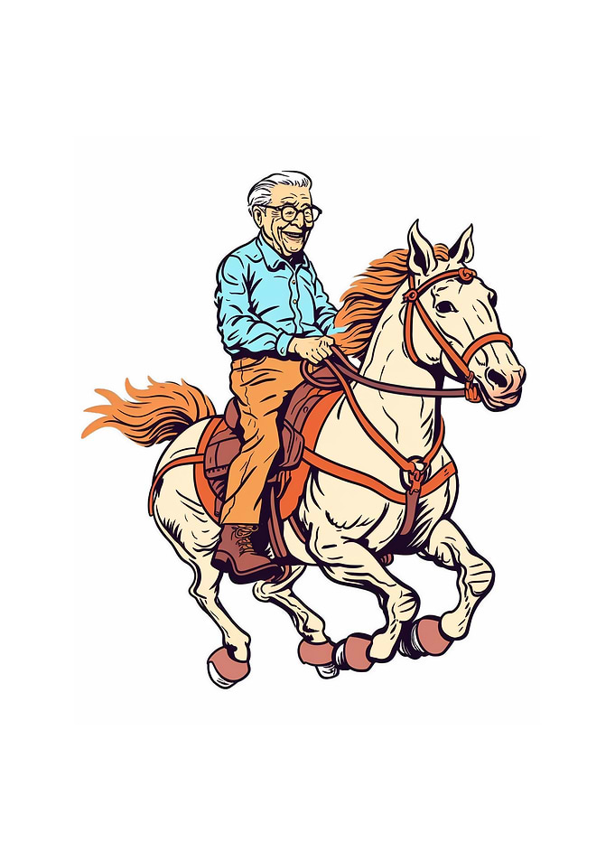 Horse Rider Grandpa