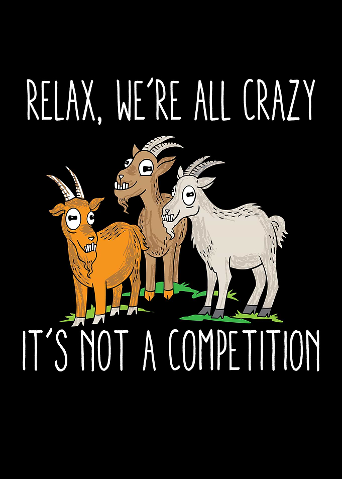 Kawaii Goat Relax Were