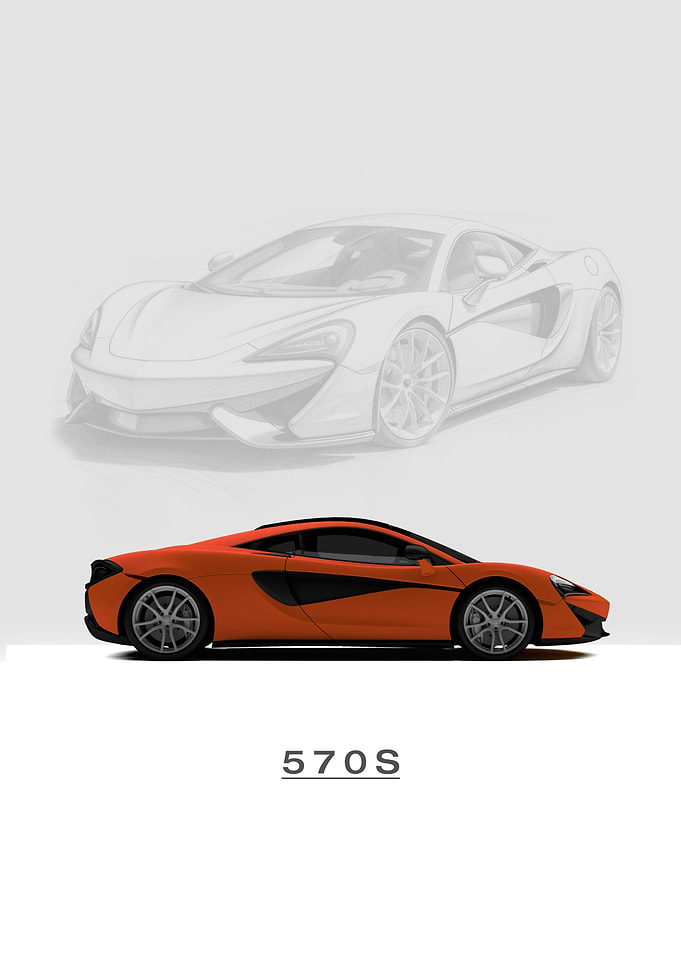 McLaren 570S Orange