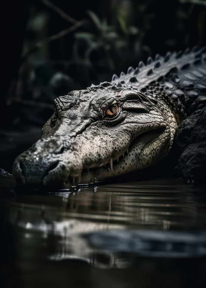 Magnificent crocodile