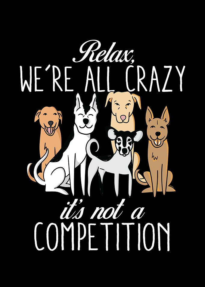 Kawaii Dog Relax Were All