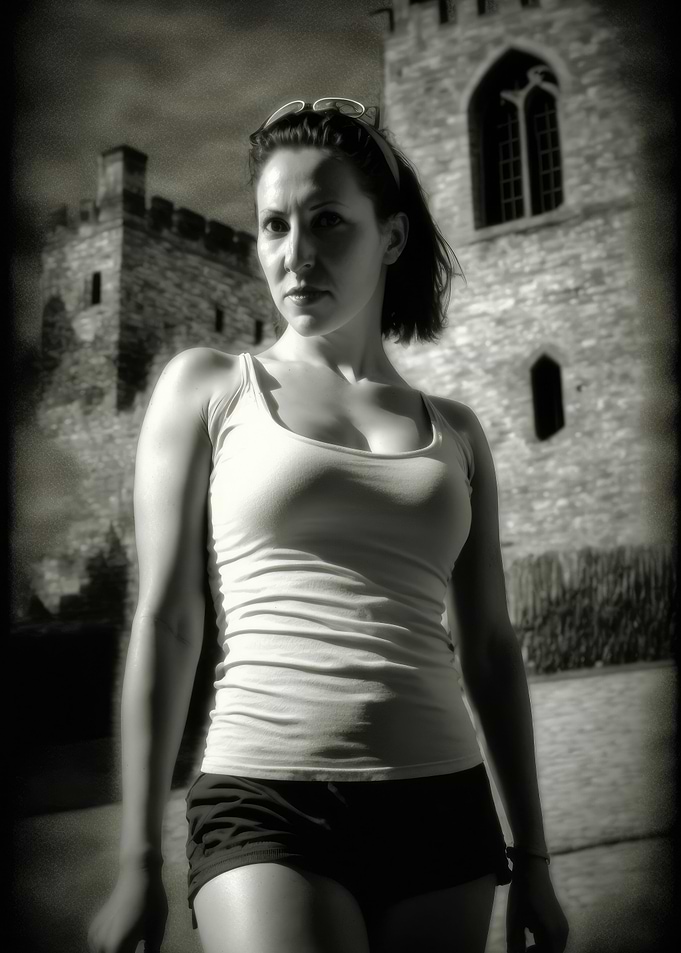 Woman Film Noir Style 01