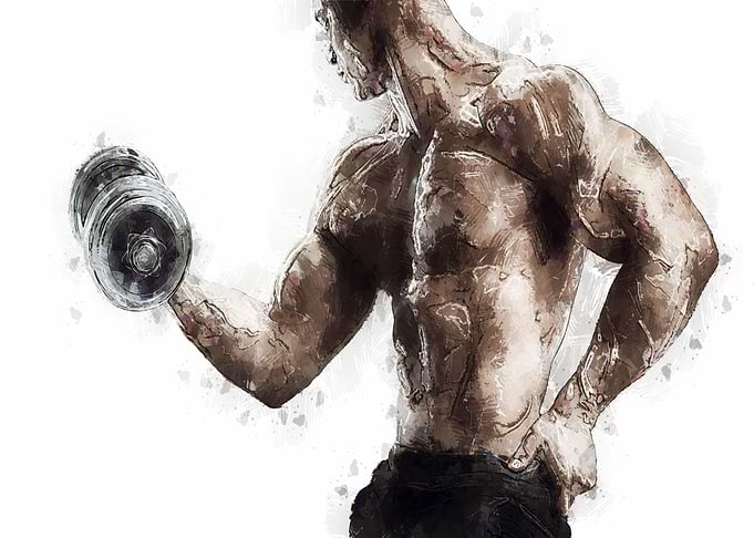 Man Athlete fitness