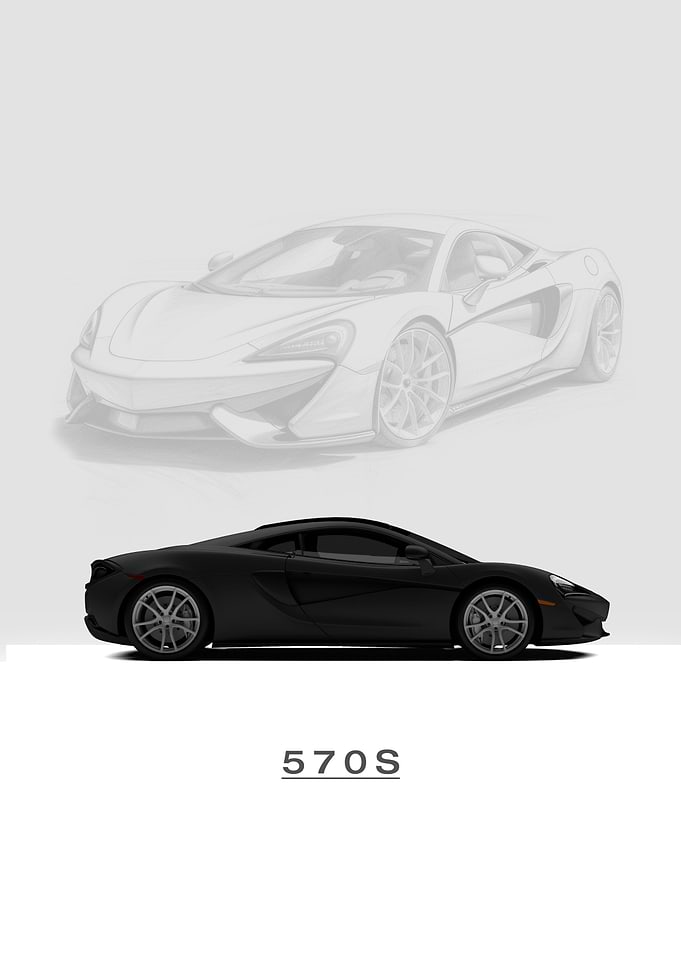 McLaren 570S Black
