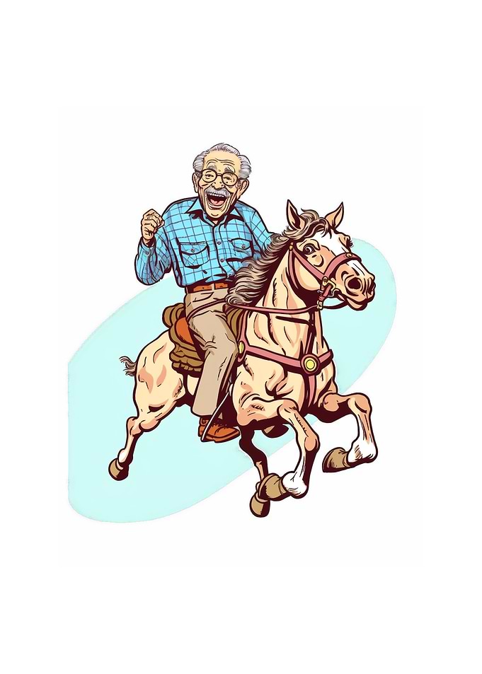 Horse Rider Grandpa