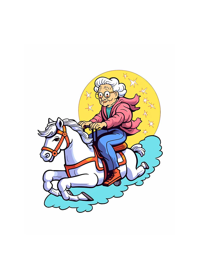 Horse Rider Grandma