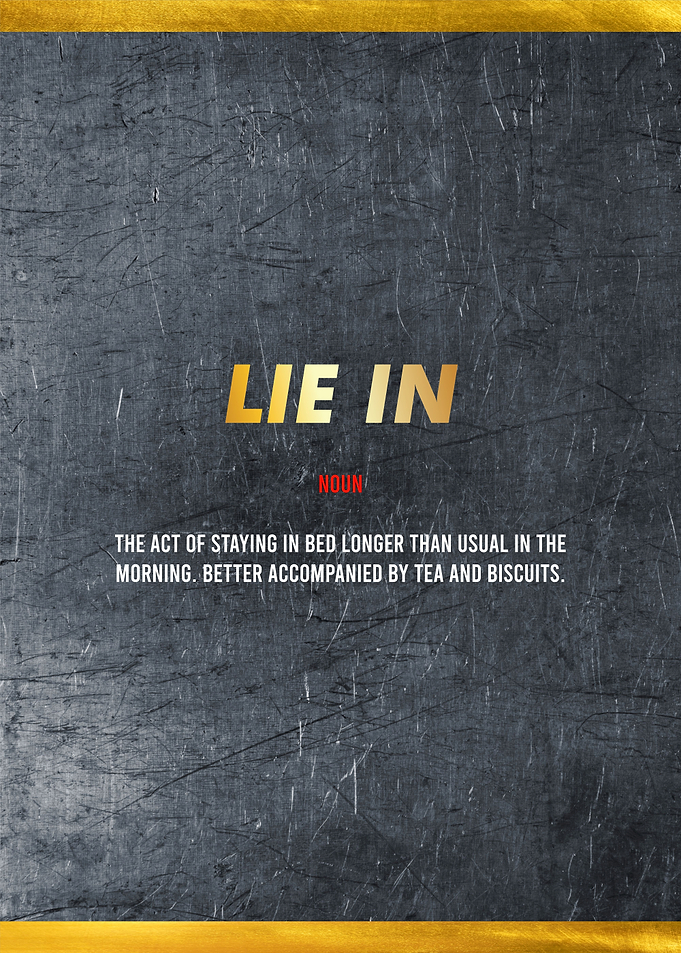 lie in definition art