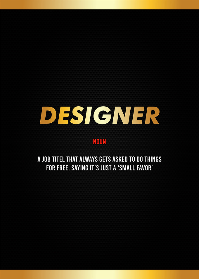 designer funny definition
