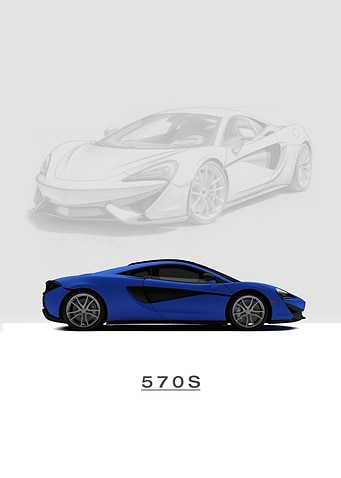 McLaren 570S Blue