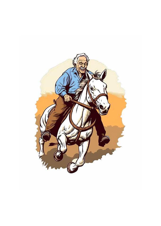 Horse Rider Grandpa