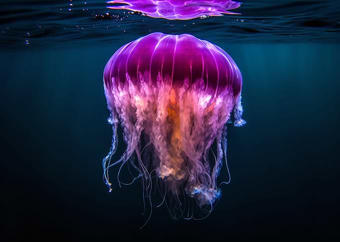 big pink jellyfish