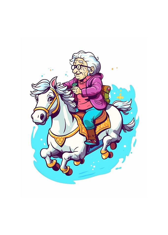 Horse Rider Grandma