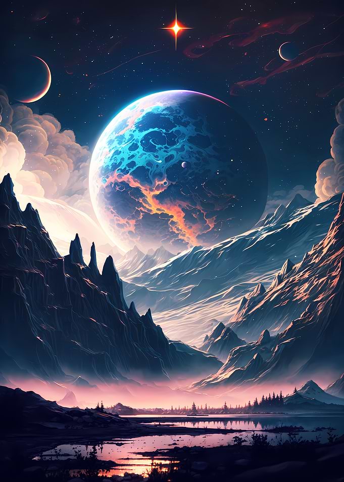 Stellar Anime Landscape