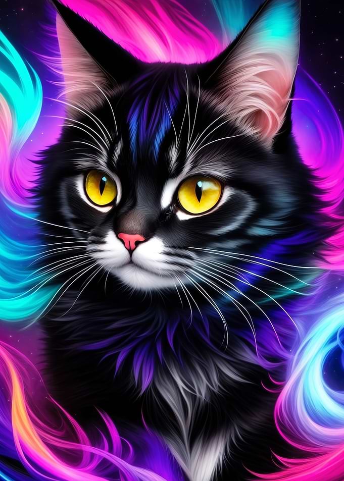 handsome Cat Portrait