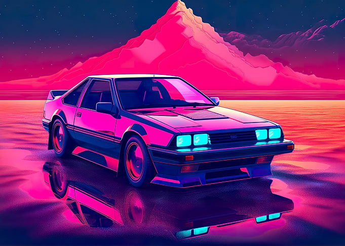 Car Retrowave