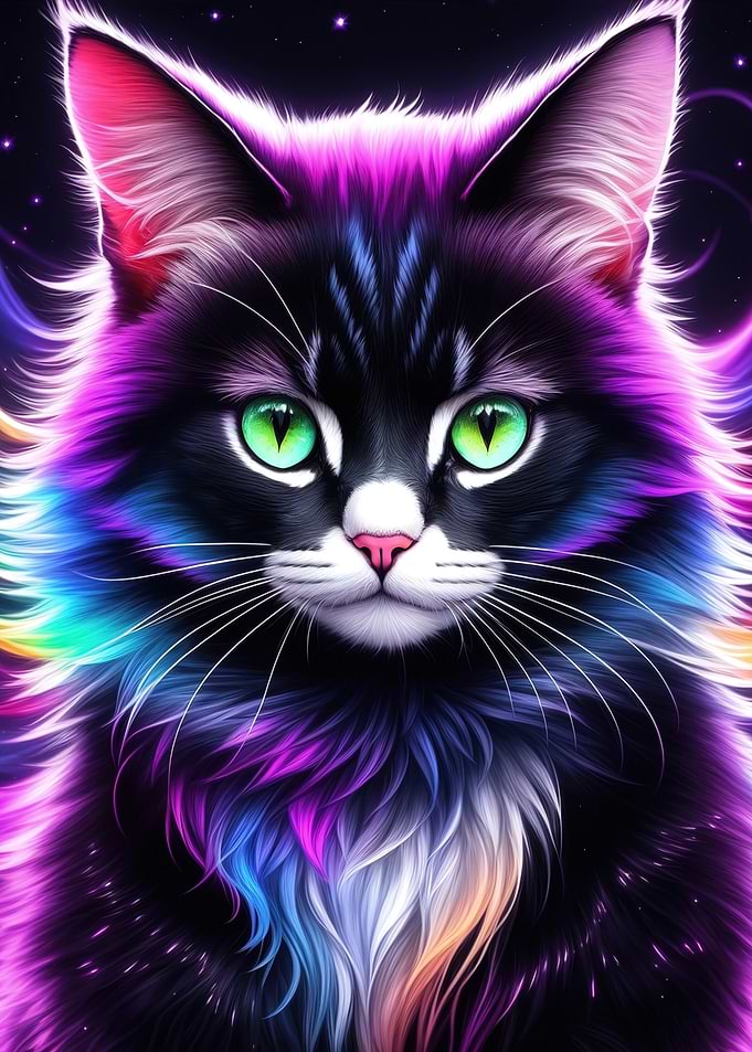 Furry Cat Portrait