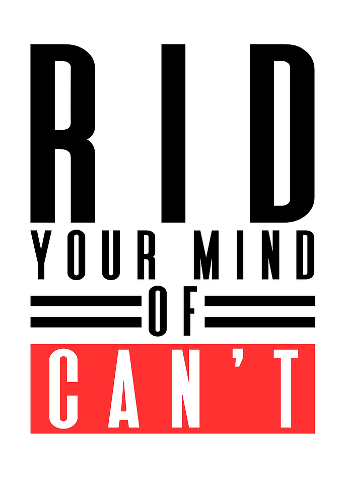Ride your mind of cant