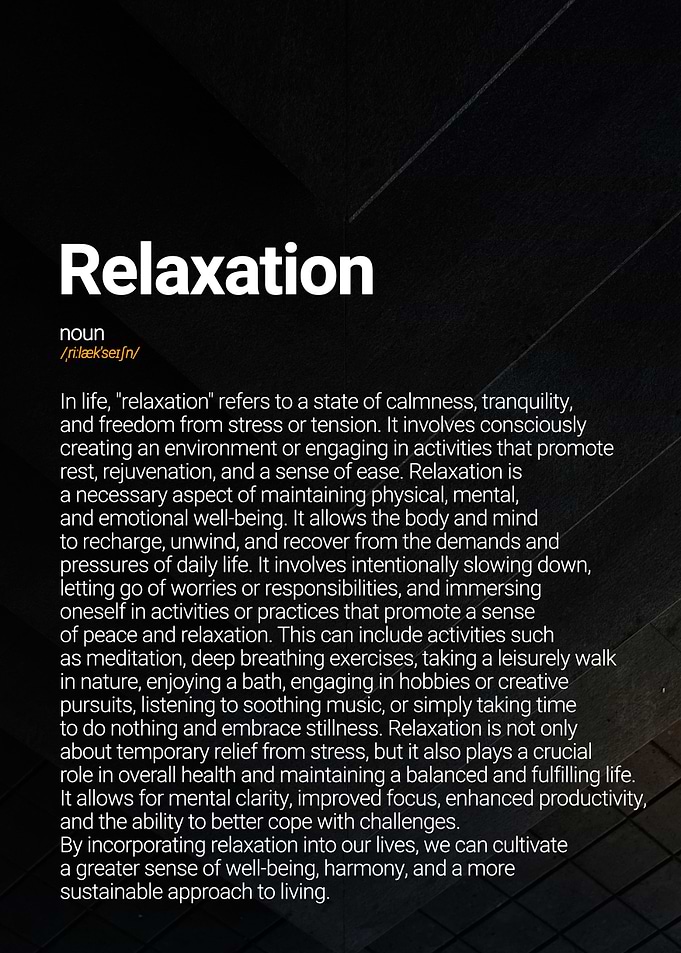 Relaxation