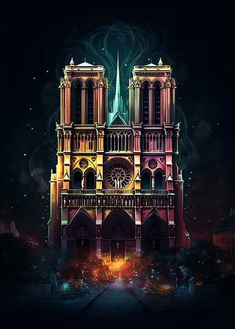 Magical Notre Dame Paris
