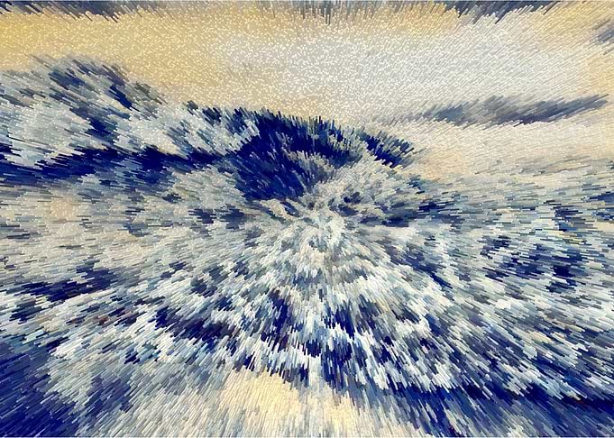 Minimalist blue waves